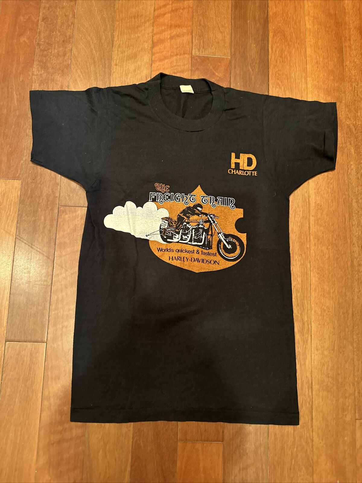 Vintage Harley Davidson T Shirt The Freight Train Men Sz Small