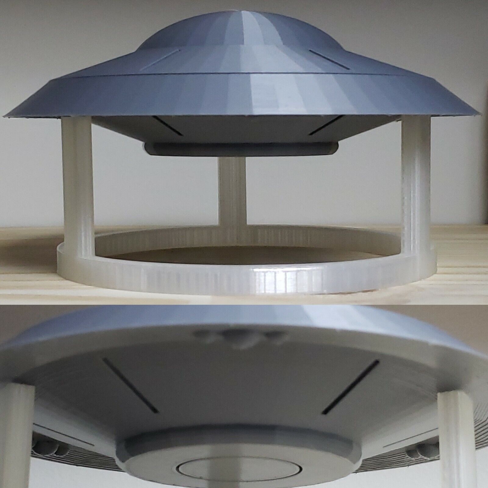 UFO from Earth VS The Flying Saucers & 27th Day (Large in Flight)[TT/15mm SCALE]