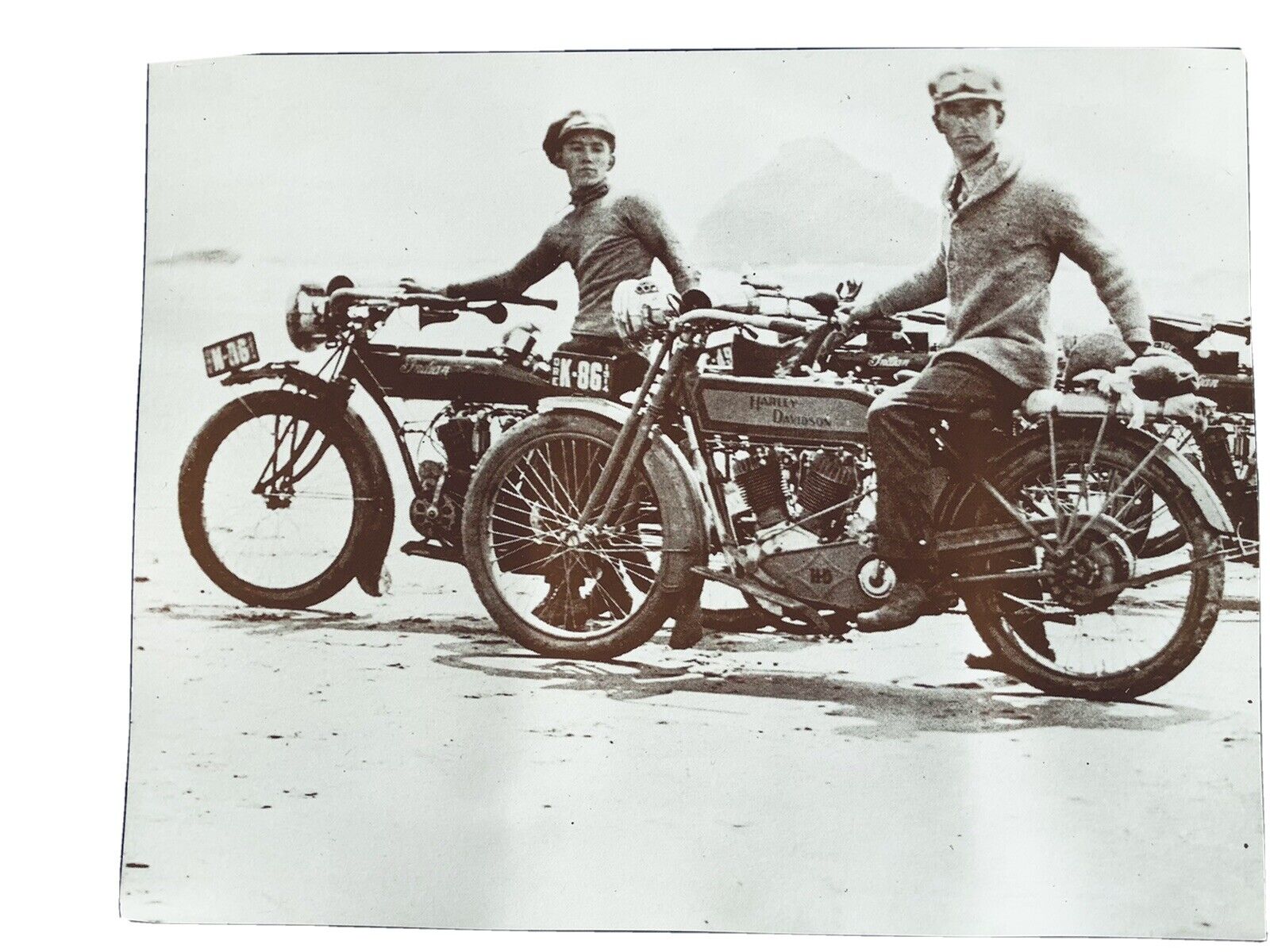 VINTAGE HARLEY AND INDIAN PHOTO FROM OREGON 11”x14”