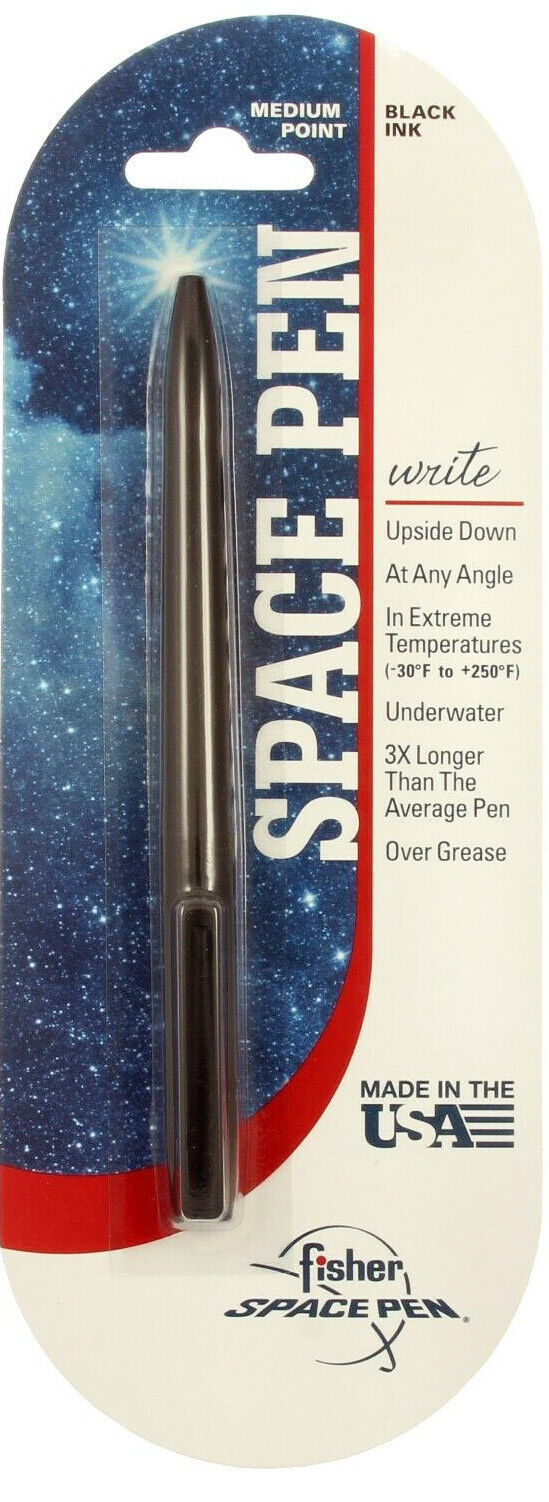 Fisher Non-Reflective Metal Body Black Matte Cap-O-Matic Retractable Space Pen