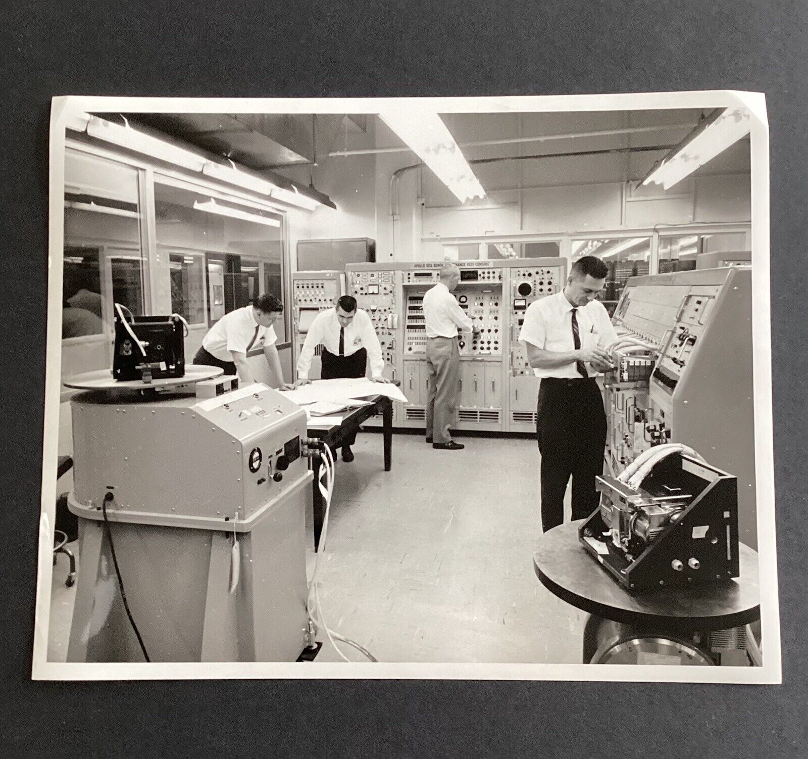 1964 NASA Honeywell “Apollo Stabilization Control System” RARE BW Photograph