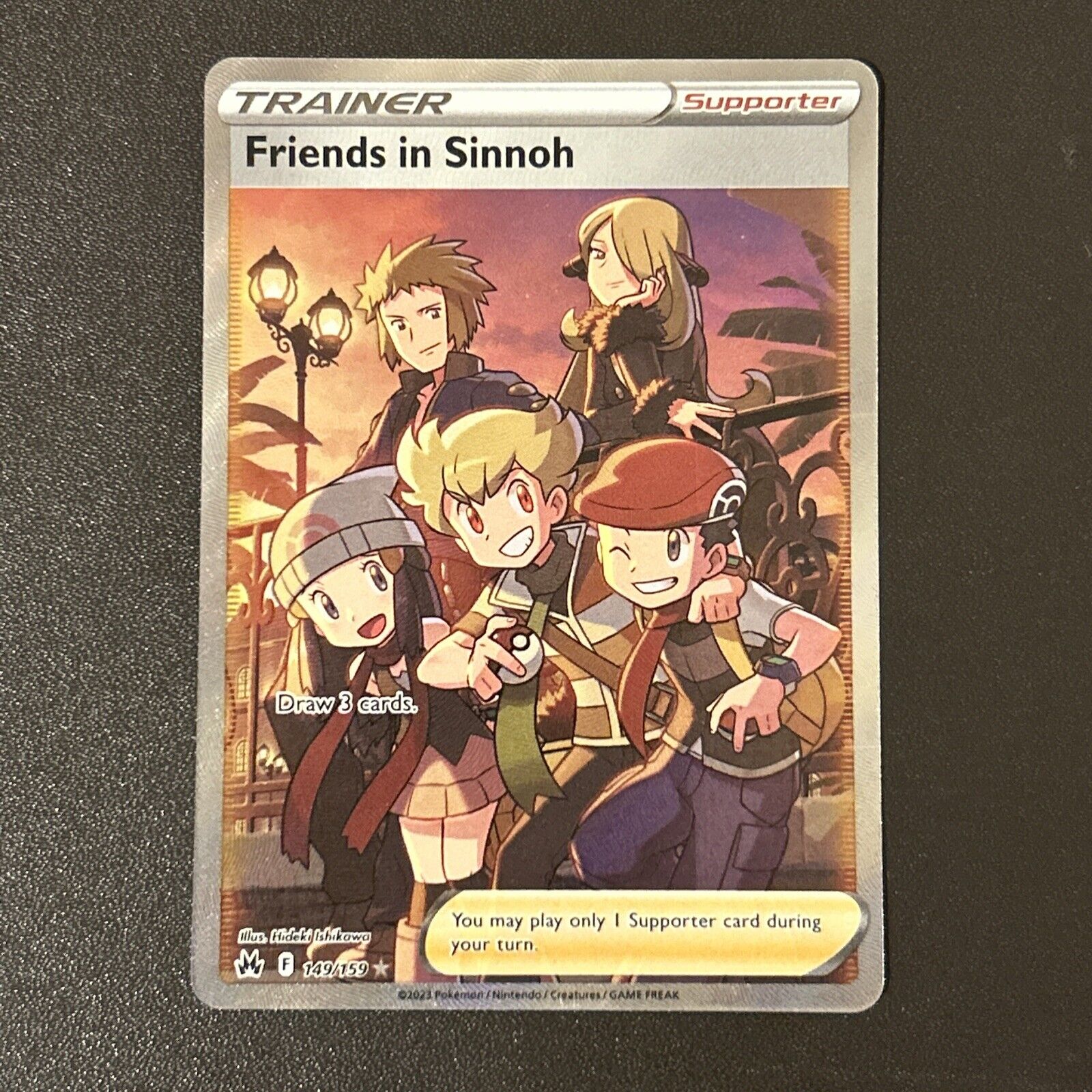 Pokémon TCG Friends in Sinnoh (Full Art) Crown Zenith 149/159 Holo Ultra Rare