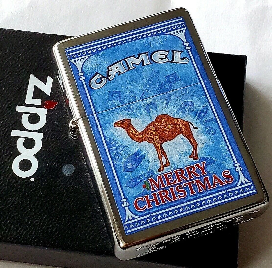 Zippo Camel Vintage Christmas Chrome CZ 1033 LIMITED EDITION 50 MADE 2021