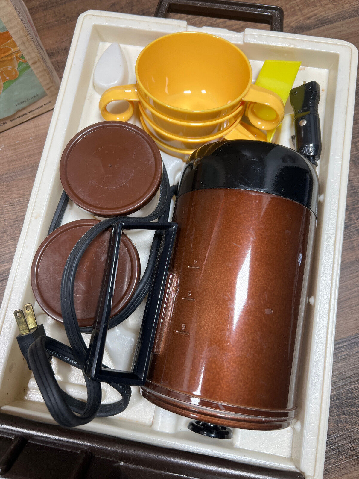Vintage Empire Kar 'n Home Portable Coffee Maker Travel Kit Camping