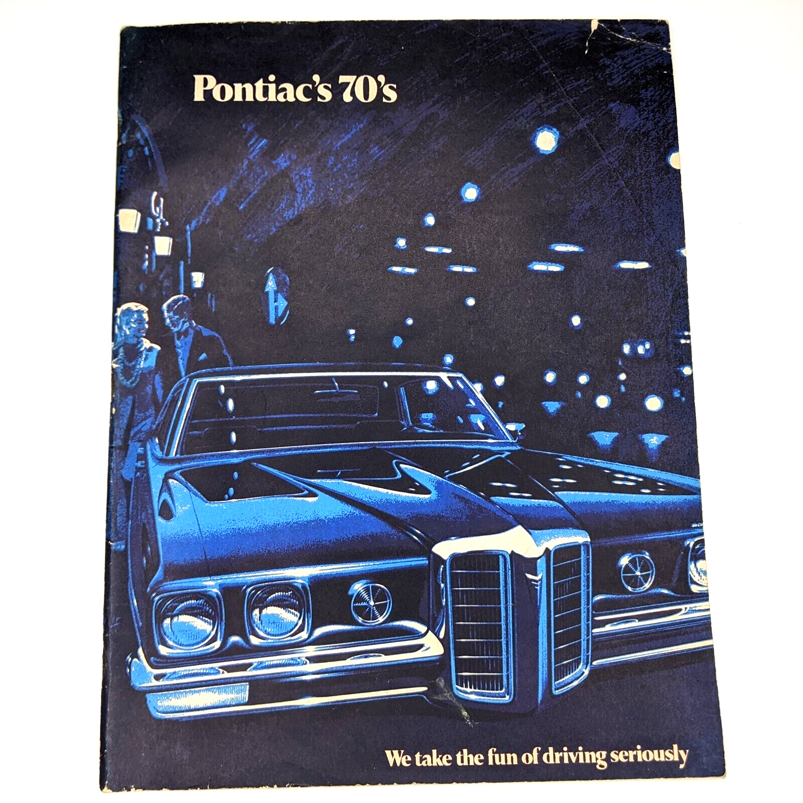 1969-70 Pontiac Car Dealer Advertising Book Sales Room Brochure GTO Judge GM 2P