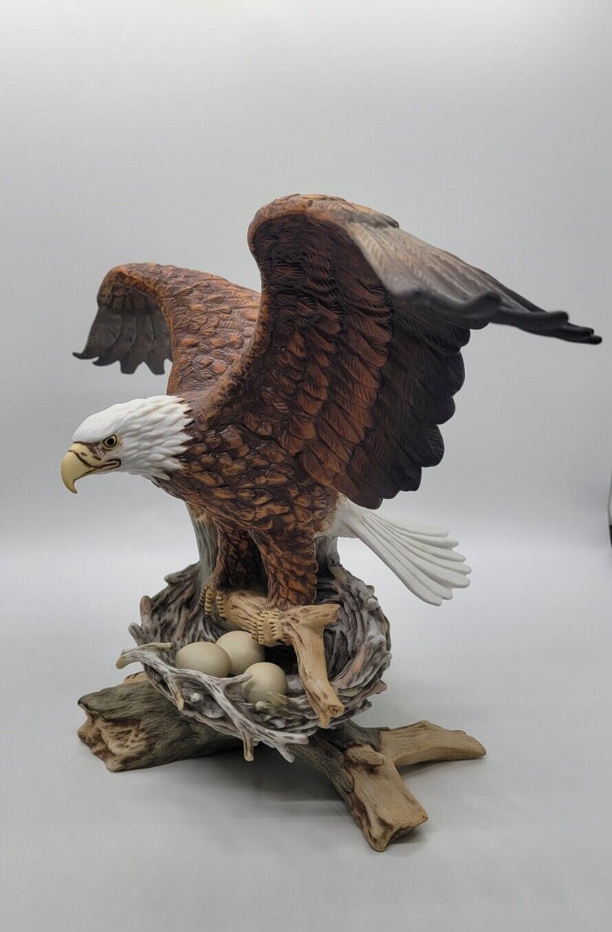 Crystal Cathedral Ministries Eagles Club Bald Eagle Porcelain Figurine 
