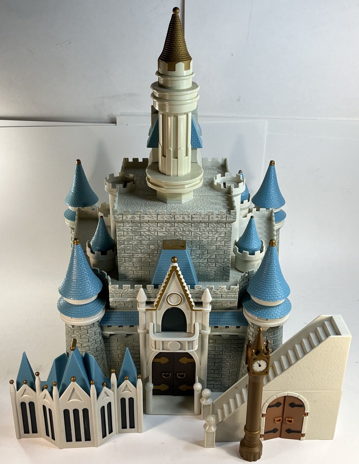 Vintage Walt Disney World Cinderella Castle Monorail Park Playset Retired Works