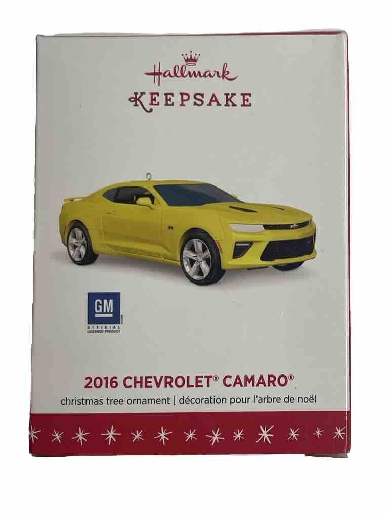 2016 Hallmark Ornament - 2016 Chevrolet Camaro Yellow Die-Cast Metal 