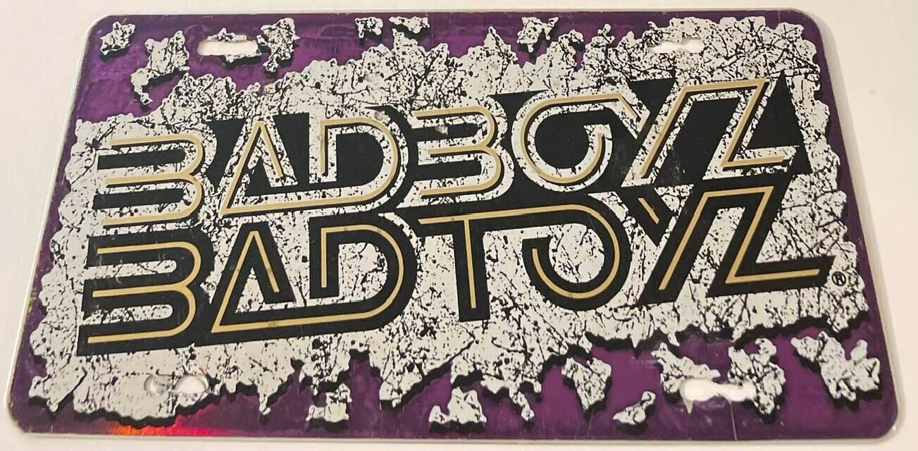 Bad Boyz Bad Toyz Booster License Plate 