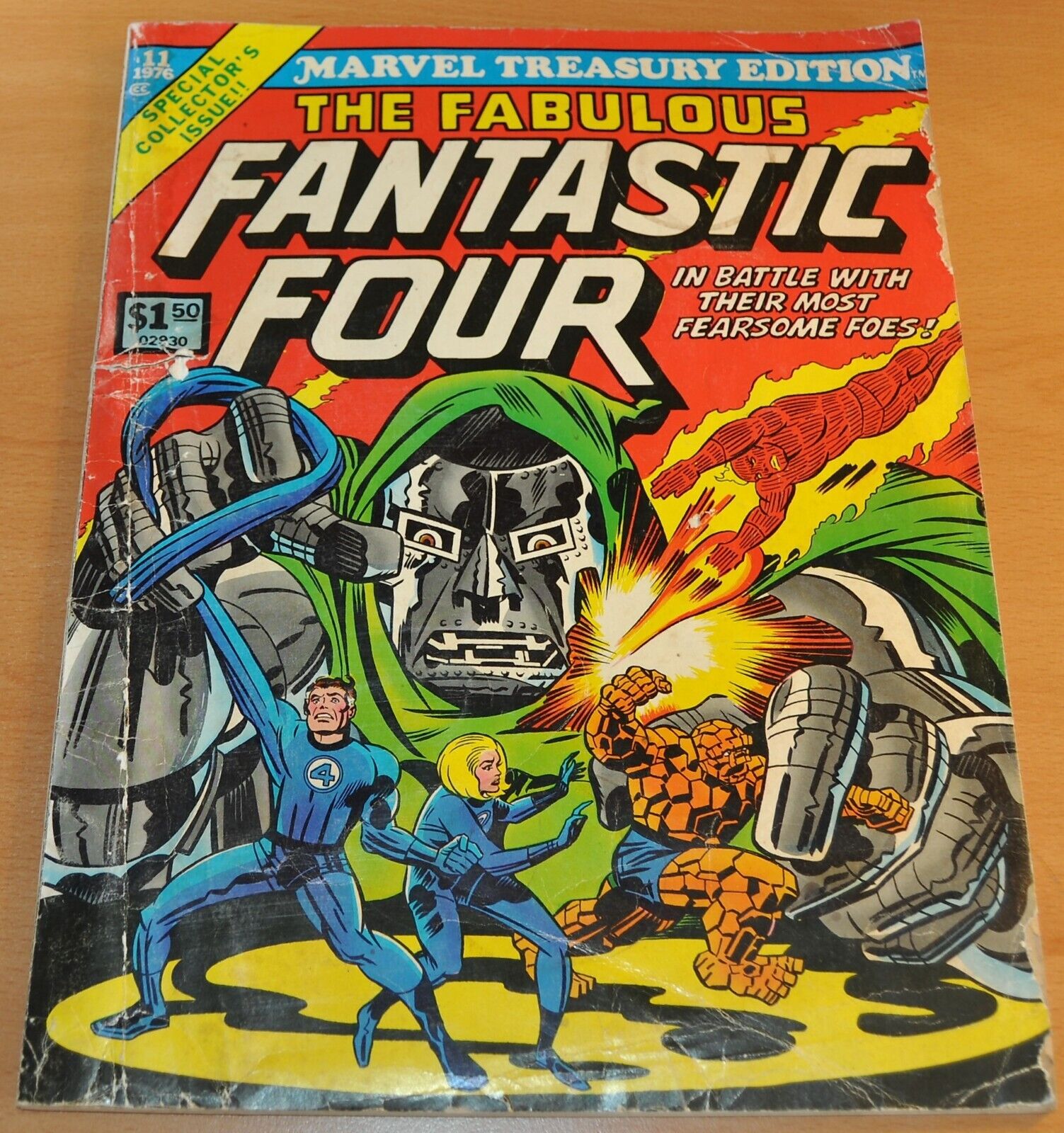 1976 The Fabulous Fantastic Four #11, Marvel Treasury Edition - Oversized comic