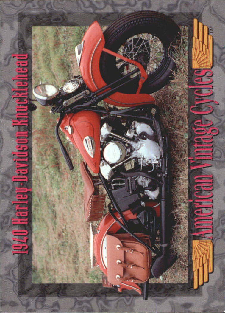 1992-93 American Vintage Cycles #114 1940 Harley-Davidson Knucklehead