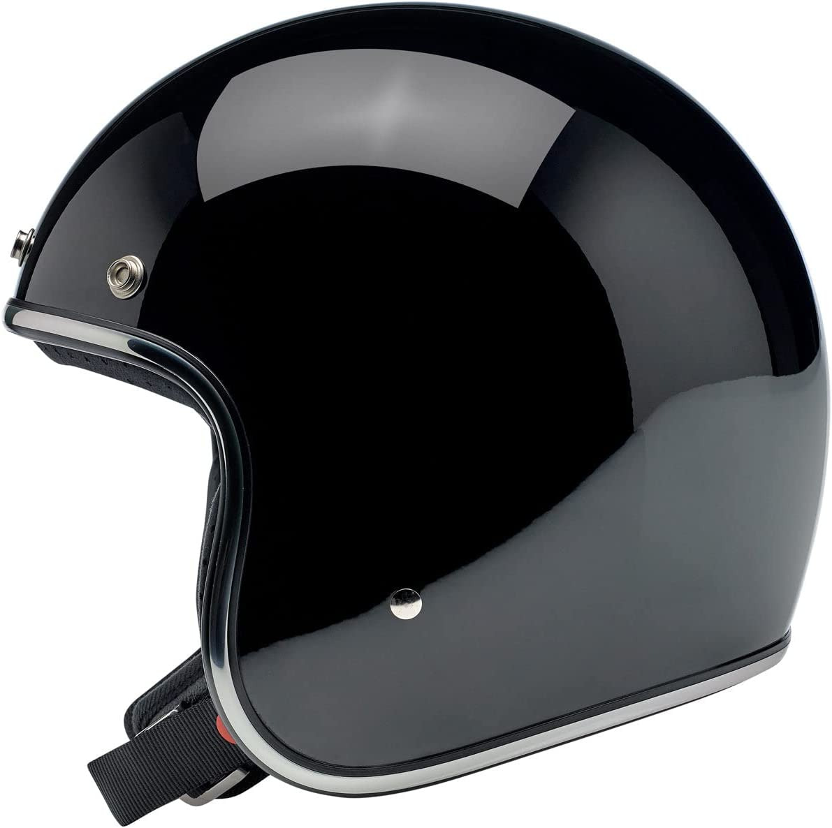 | Bonanza | DOT Approved | 3/4 Motorcycle Helmet | Gloss Black