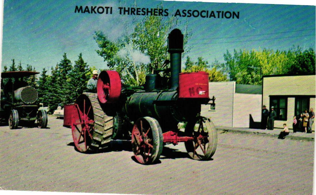 Makoti Threshers Association Makoti North Dakota Postcard