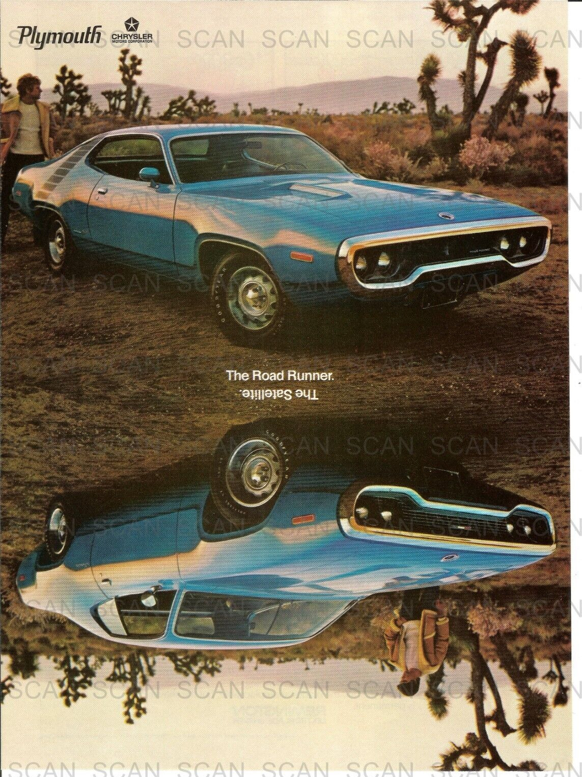 1971 Plymouth Road Runner /Satellite  Vintage Magazine Ad  Plymouth Chrysler