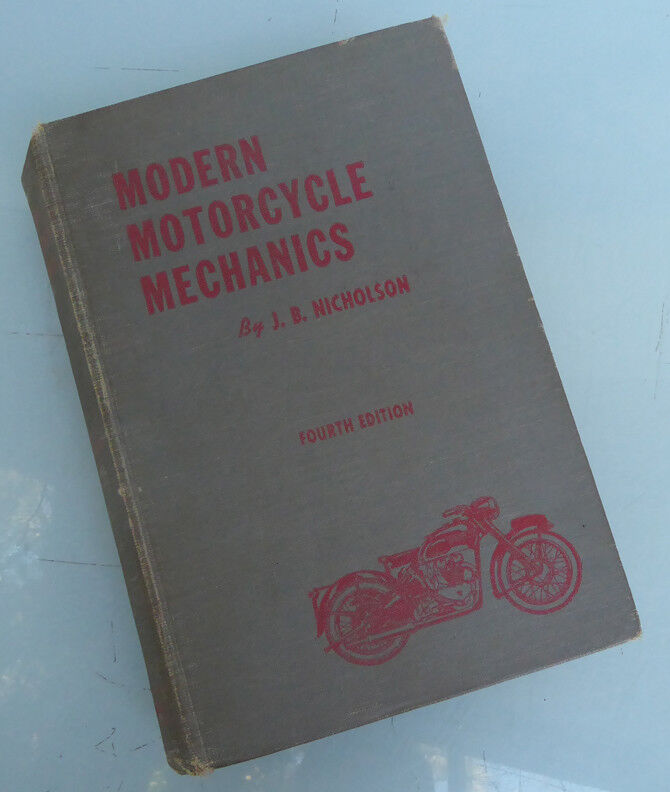 1920\'s -1953 MOTORCYCLE MECHANICS BOOK MANUAL HARLEY INDIAN TRIUMPH BSA NORTON +