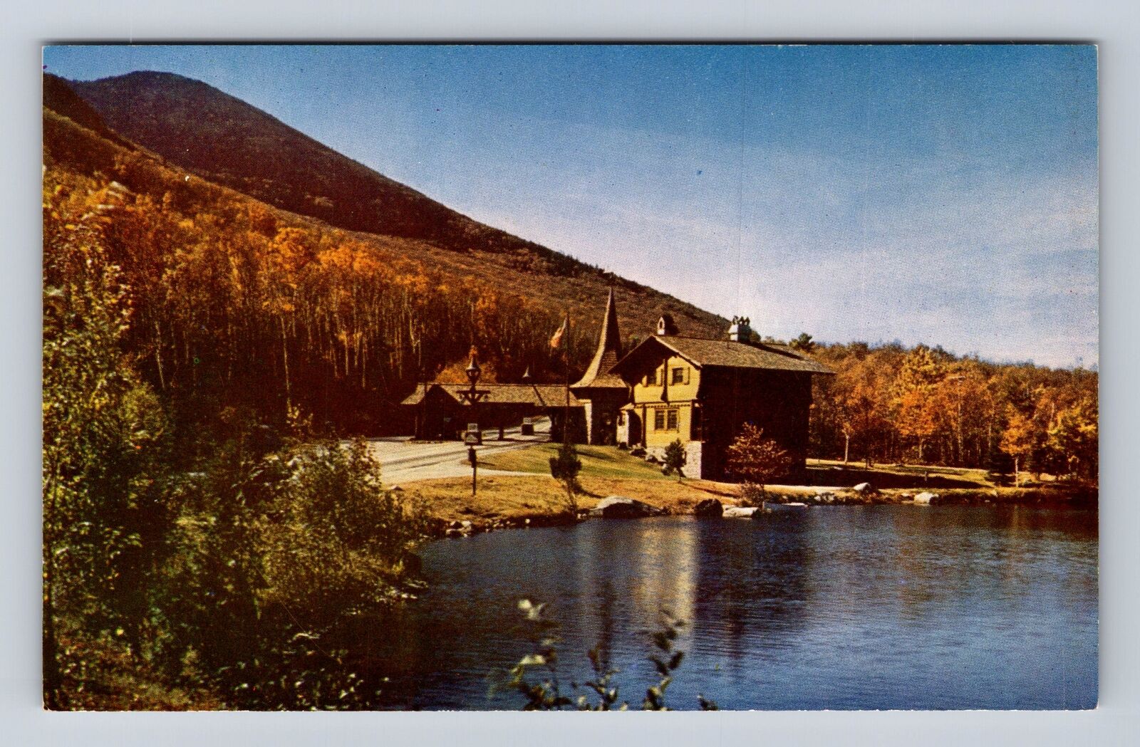 Whiteface Mountain NY-New York, Toll House Swiss Type Structure Vintage Postcard