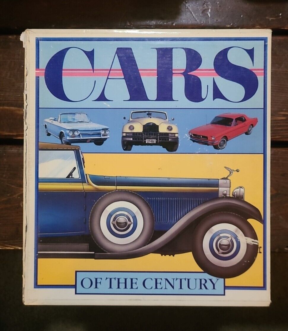 CARS OF THE CENTURY HARDBOUND BOOK SET - 3 BOOKS WITH SLEEVE 1886 - 1960’s