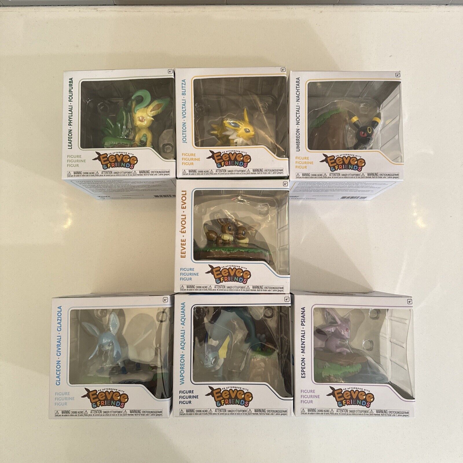 Funko Pokemon “An Afternoon with Eevee and Friends” Set of 7 Figures