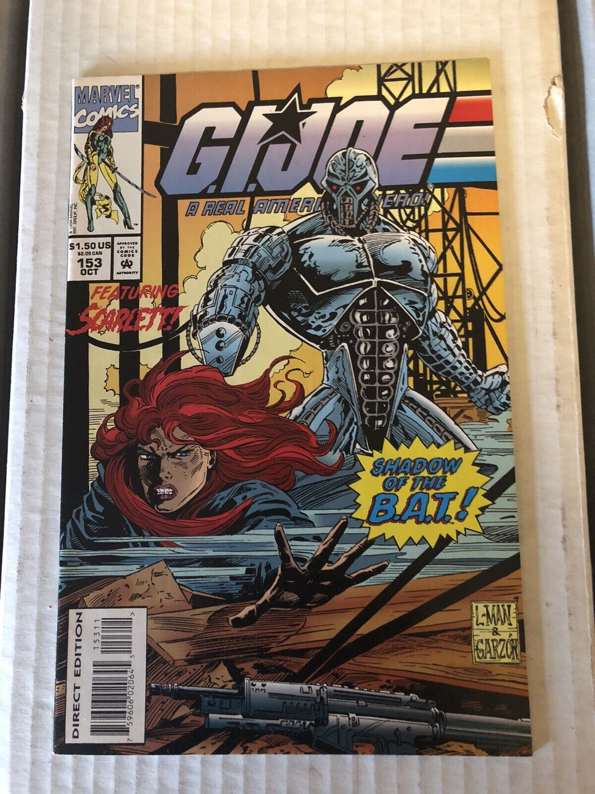 G.I. JOE : A REAL AMERICAN HERO #153 (MARVEL 1994) LOW PRINT LATER ISSUE HTF VF