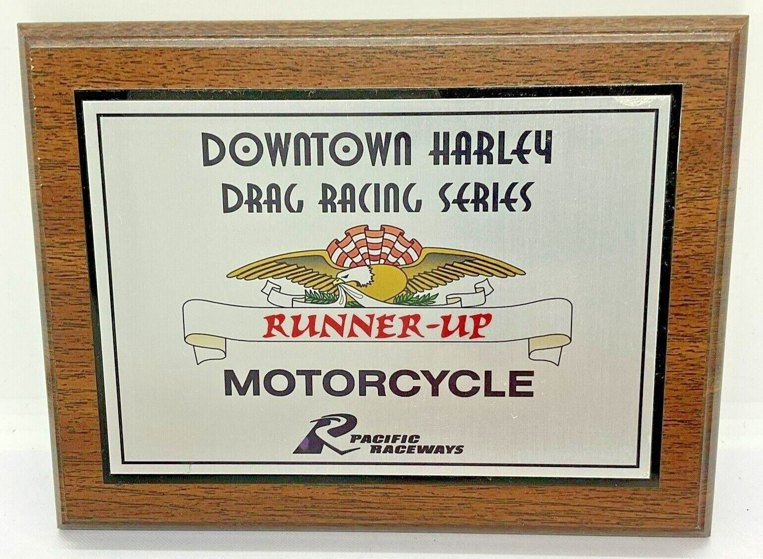 Downtown Harley Drag Racing Series Runner-Up Motorcycle Award Pacific Raceways
