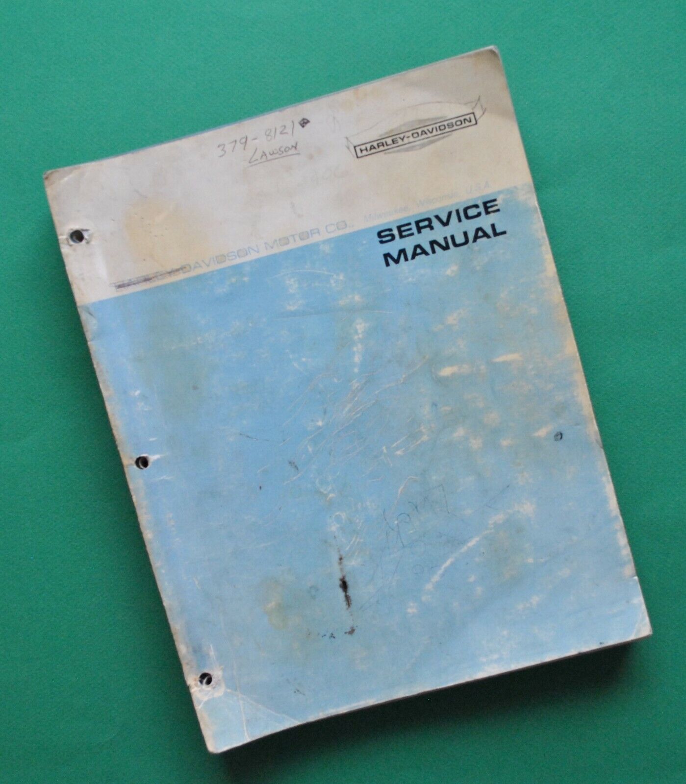 Original 1959-69 Harley Davidson Service Manual Book K KH XL XLH XLCH Sportster 