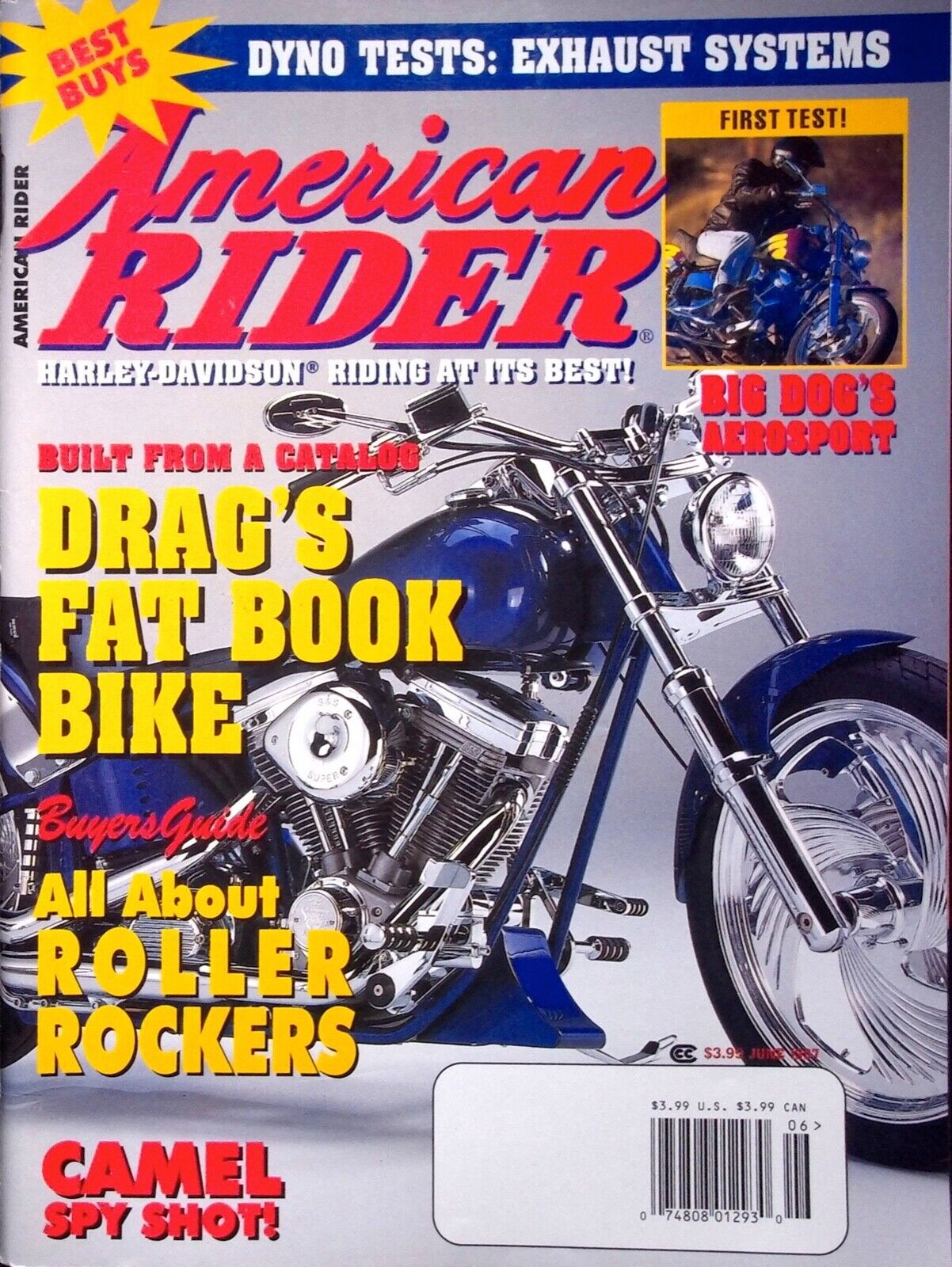 THE FAT BOOK BIKE - AMERICAN RIDER MAGAZINE, JUNE 1997 VOLUME 4, NUMBER 3
