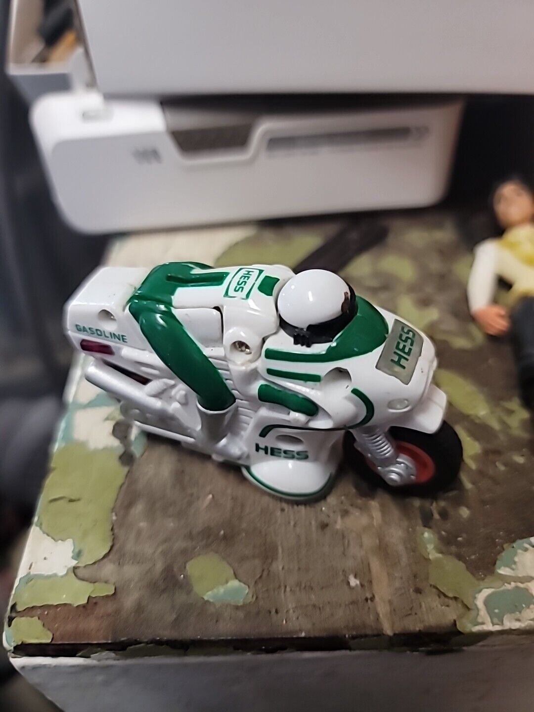 2001 miniature hess Motorcycle WORKING