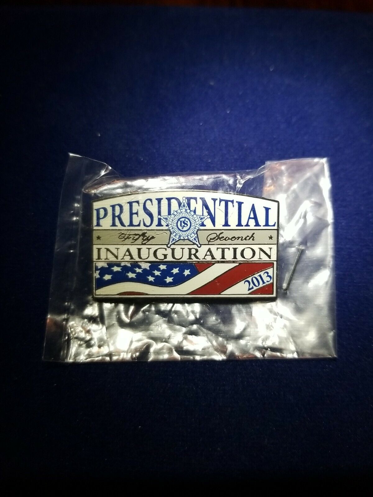 U.S. Secret Service Lapel Pin 2013 Presidential Inauguration Obama Biden