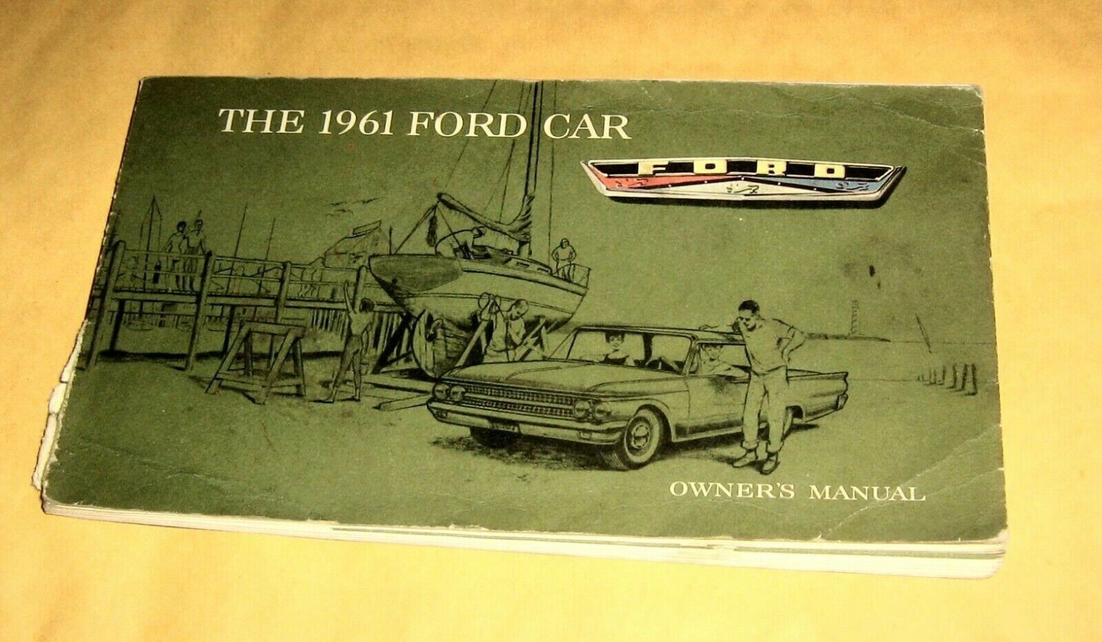 Vintage 1961 Ford Instruction Book,Owner\'s Manual,Driver\'s Handbook,Polaraire