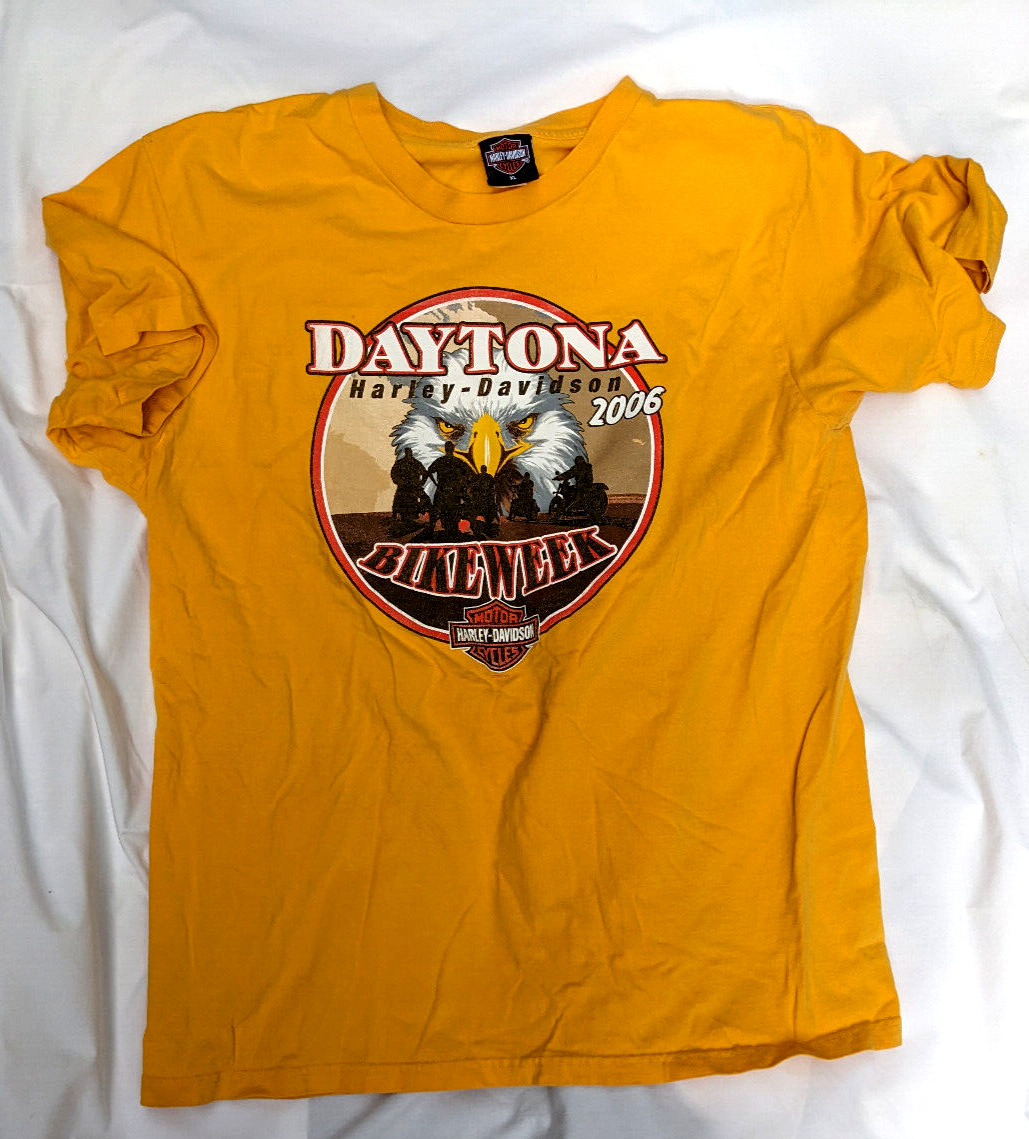 Harley Davidson 2006 Daytona FL Bike Week Short Sleeve T-shirt-size XL