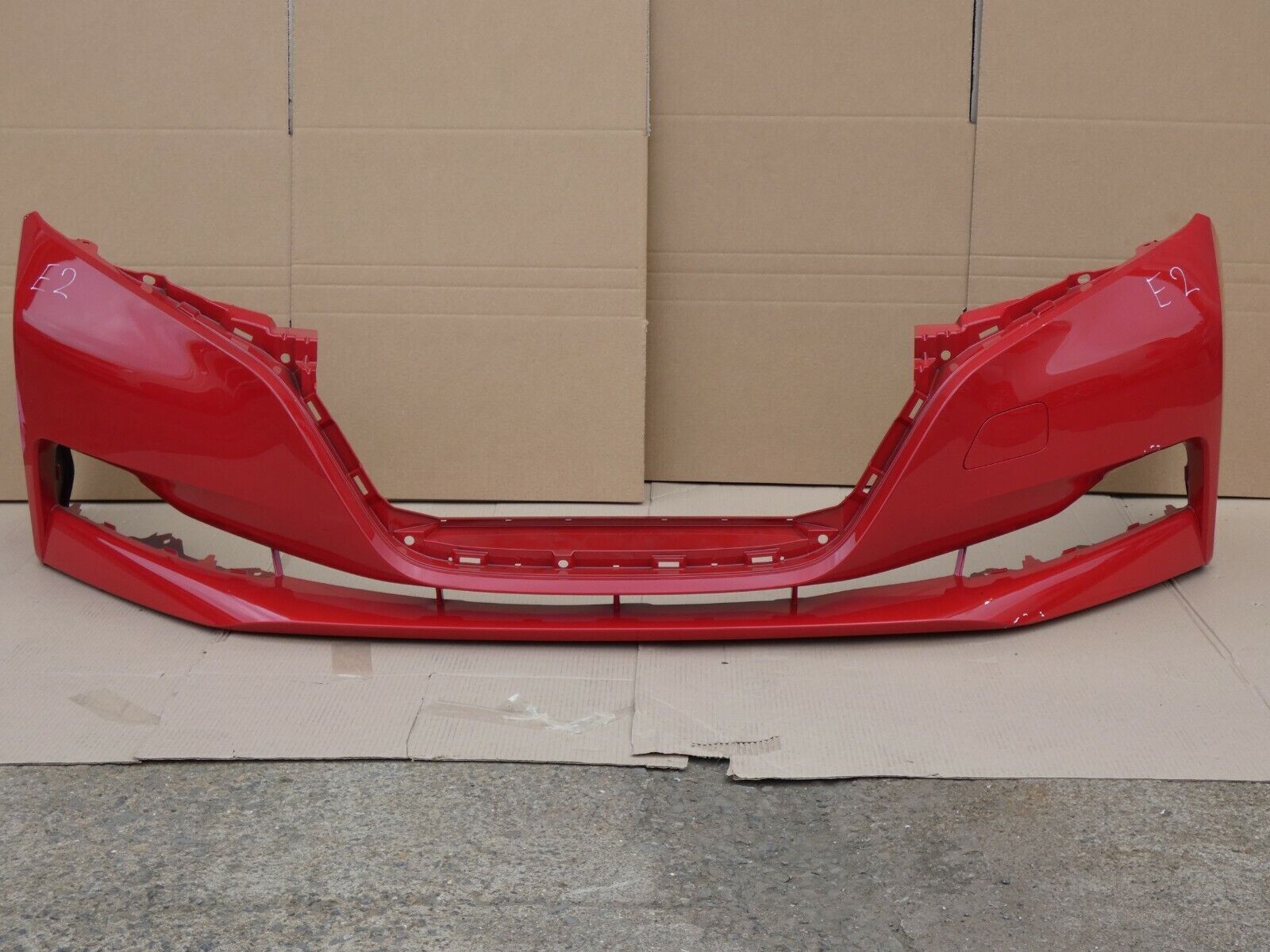 NISSAN LEAF FRONT BUMPER 2018 2019 2020 2021 2022 IN RED *NEW PAINTED* GENUINE