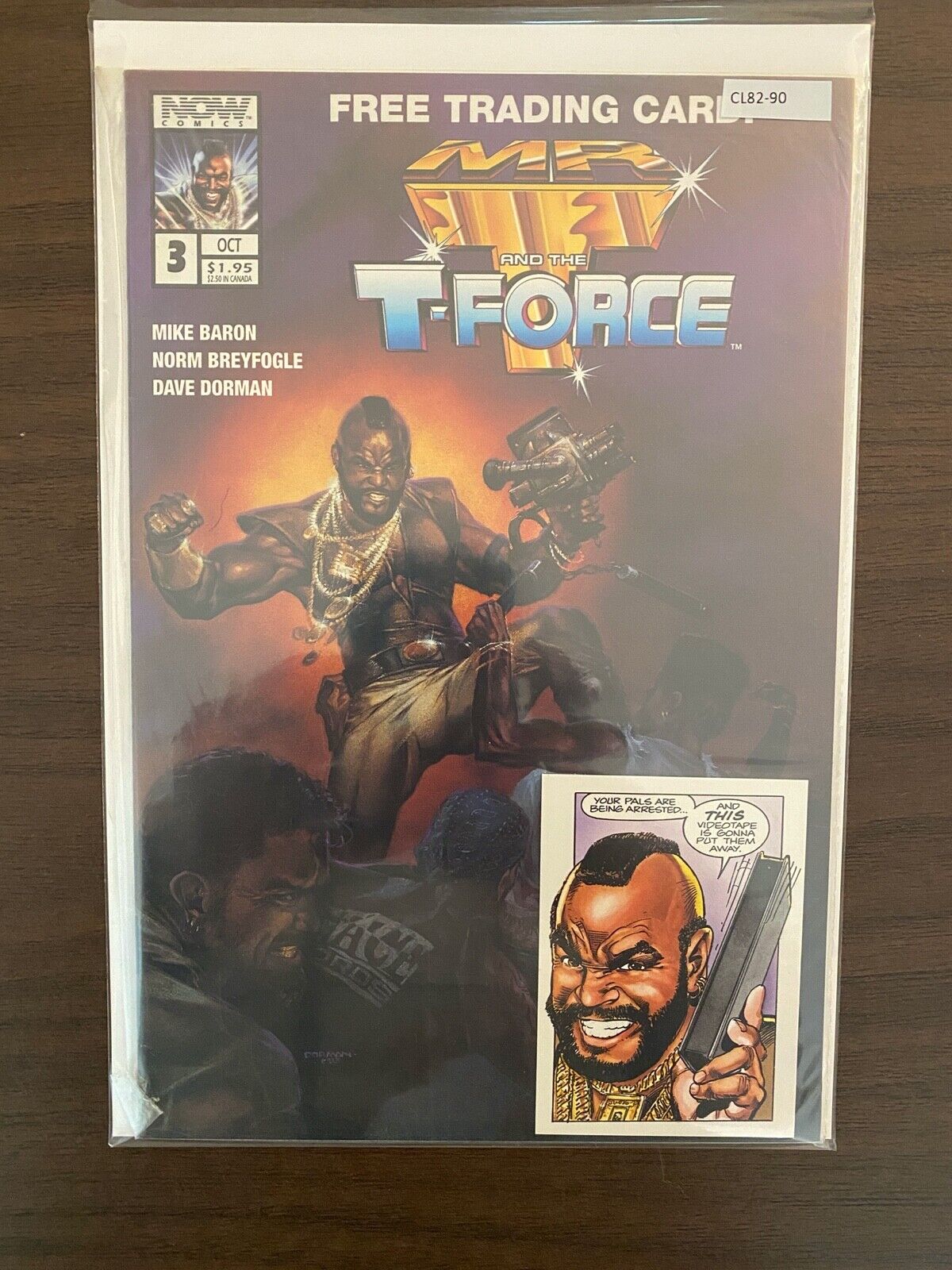 Mr. T and the T-Force 3 w/ Card Sealed High Grade Now Comic CL82-90