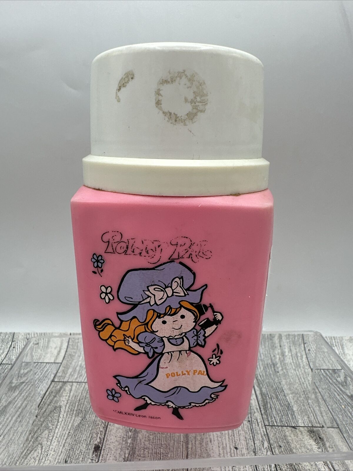 Vintage 1974 Polly Pal Original Thermos Complete with stopper for Lunchbox