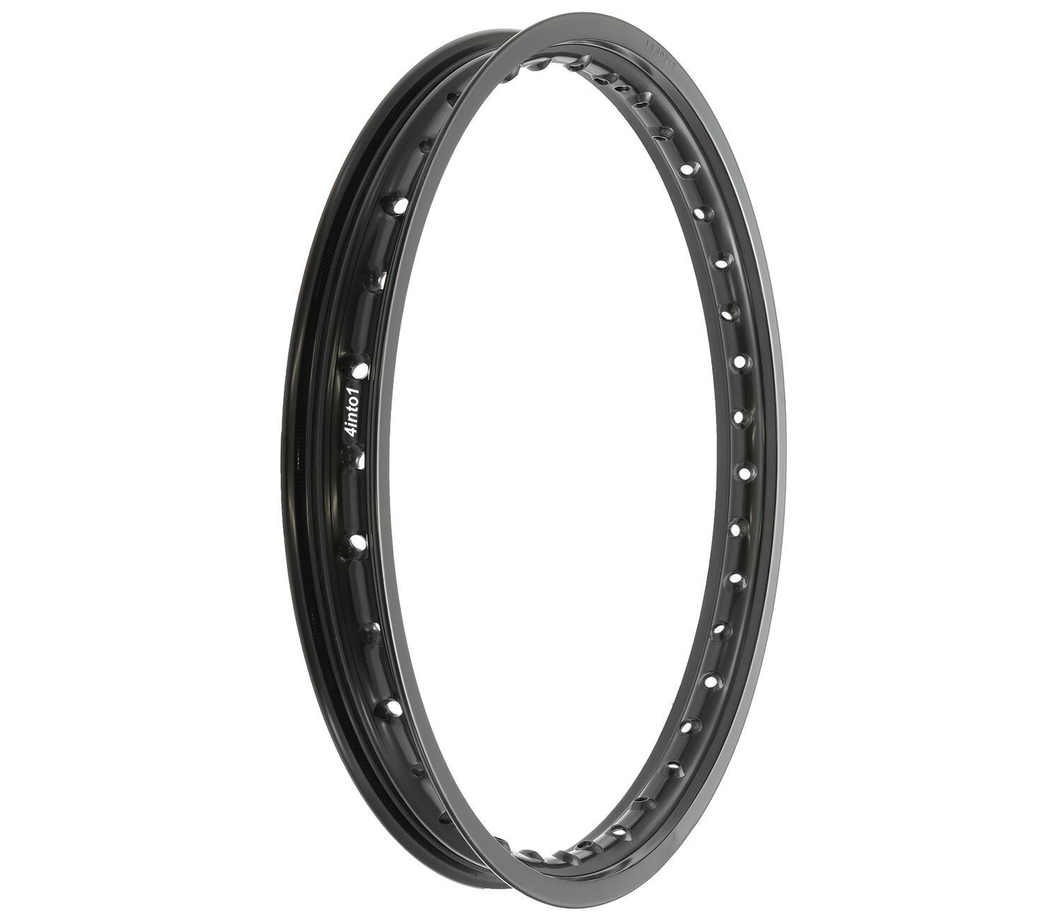 Rising Sun Aluminum Motorcycle Wheel Rim - Black - 36 Hole - 1.40 x 17