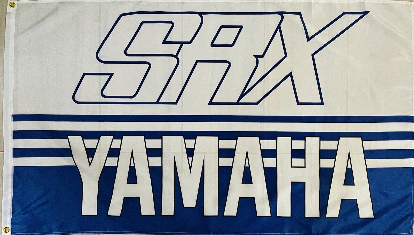 Yamaha SRX 3x5ft FLAG BANNER FLAG MAN CELLAR GARAGE SNOWMOBILES 100% Polyester