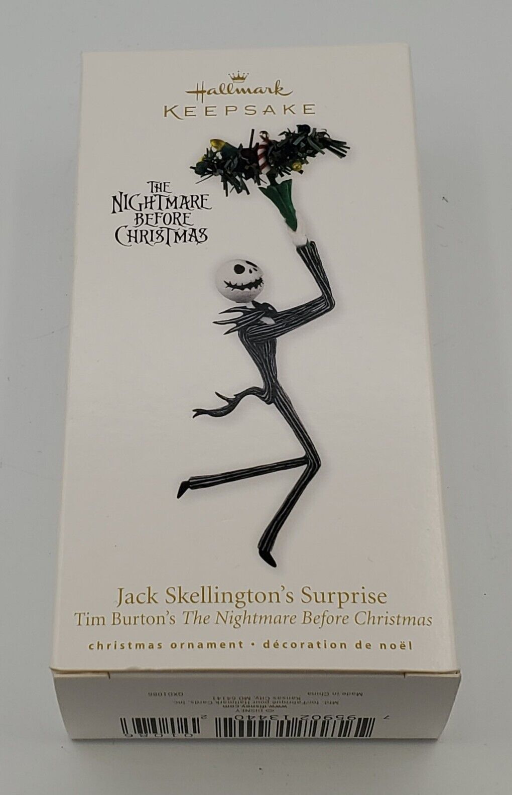 NIB Hallmark 2010 Ornament Nightmare Before Christmas Jack Skellingtons Surprise