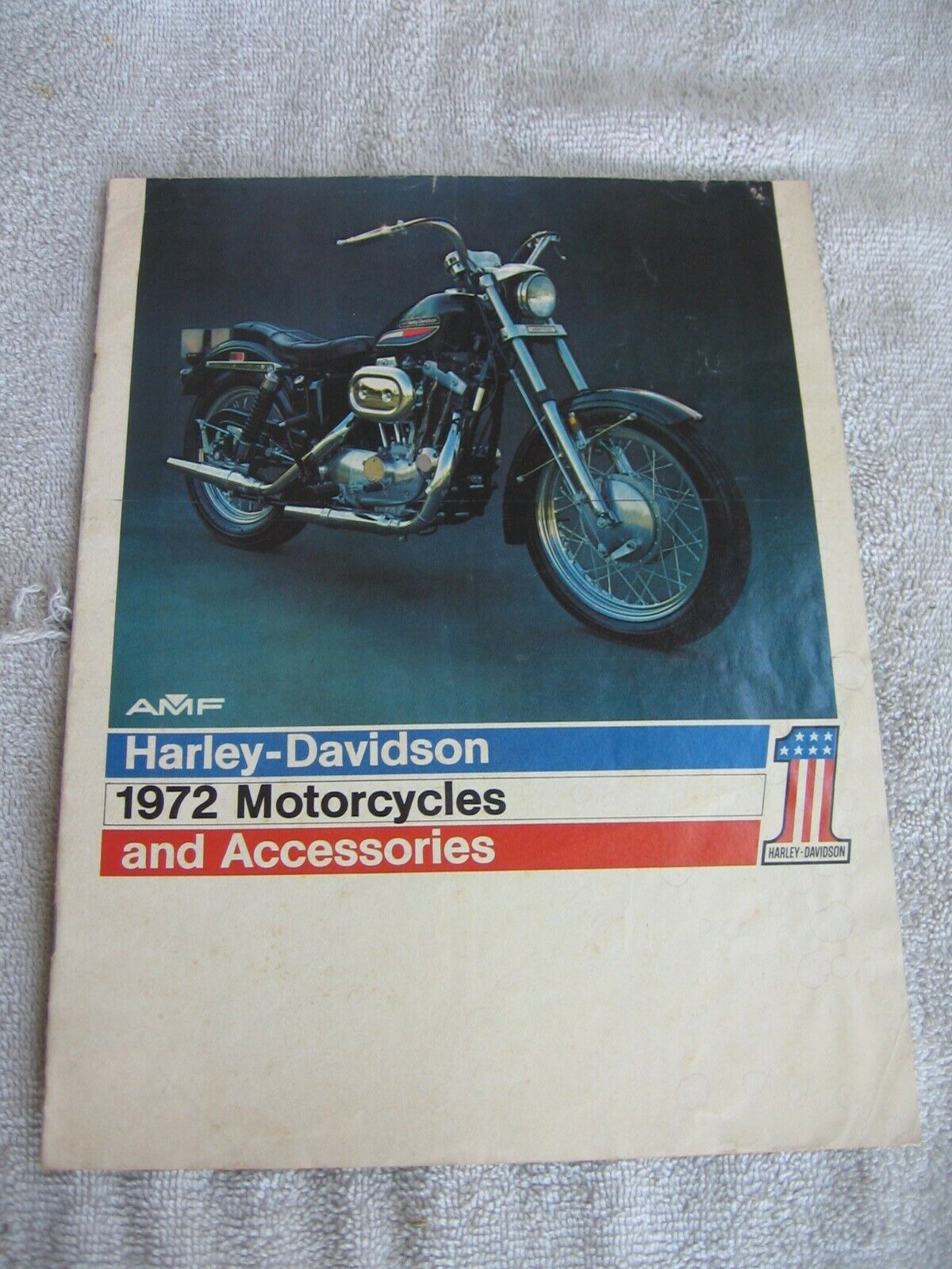 1972 AMF Harley Davidson Motorcycle Rider and Accessories Catalog / Guide CLEAN