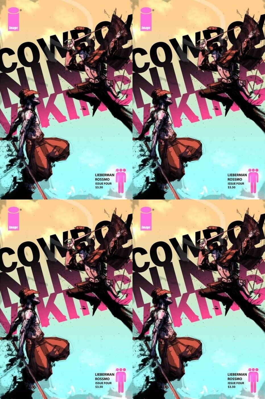 Cowboy Ninja Viking #4 (2009-2010) Image Comics - 4 Comics