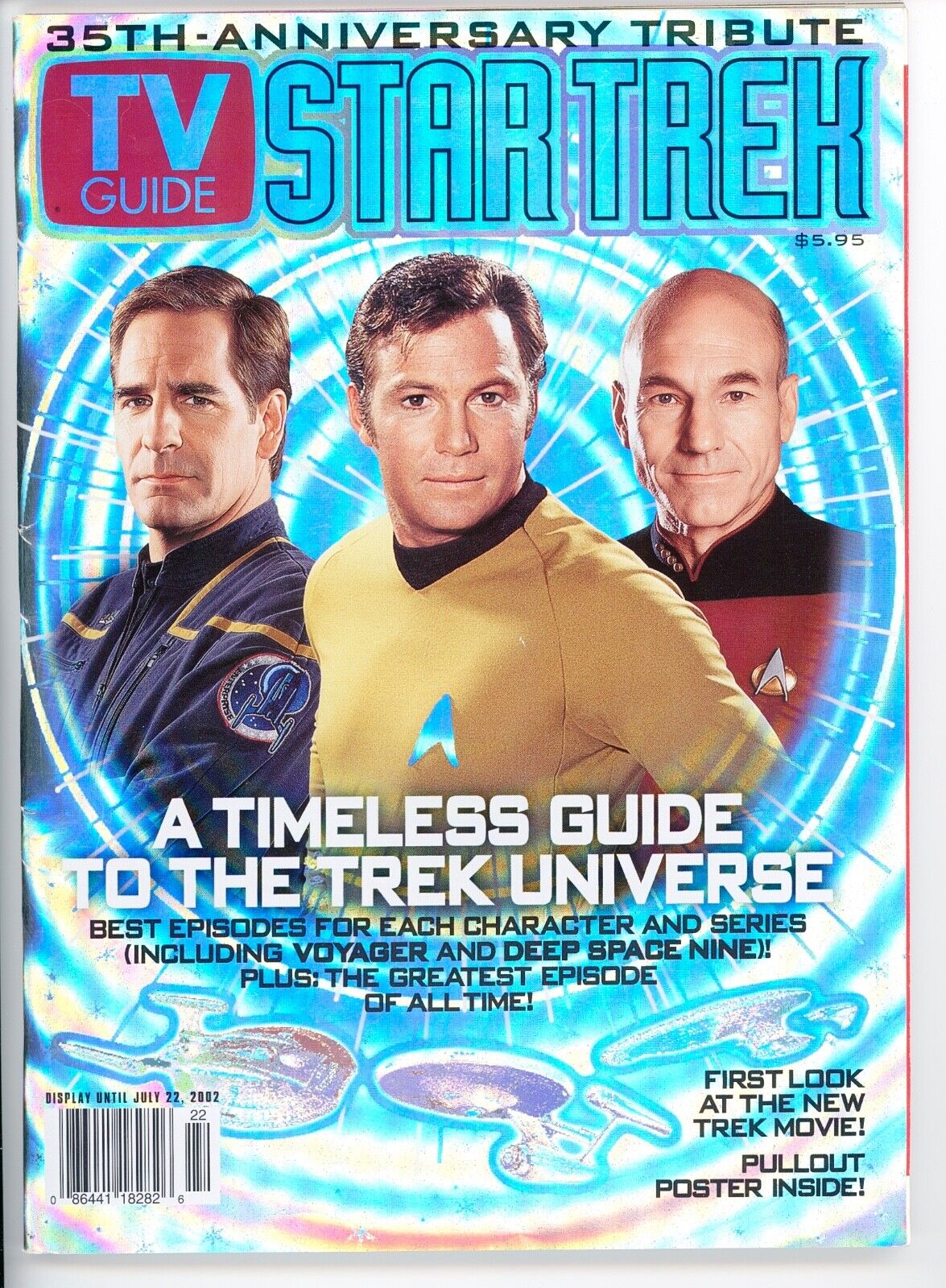 July 2002 Vintage TV Guide 35th STAR TREK Anniversary Edition - Mint Condition