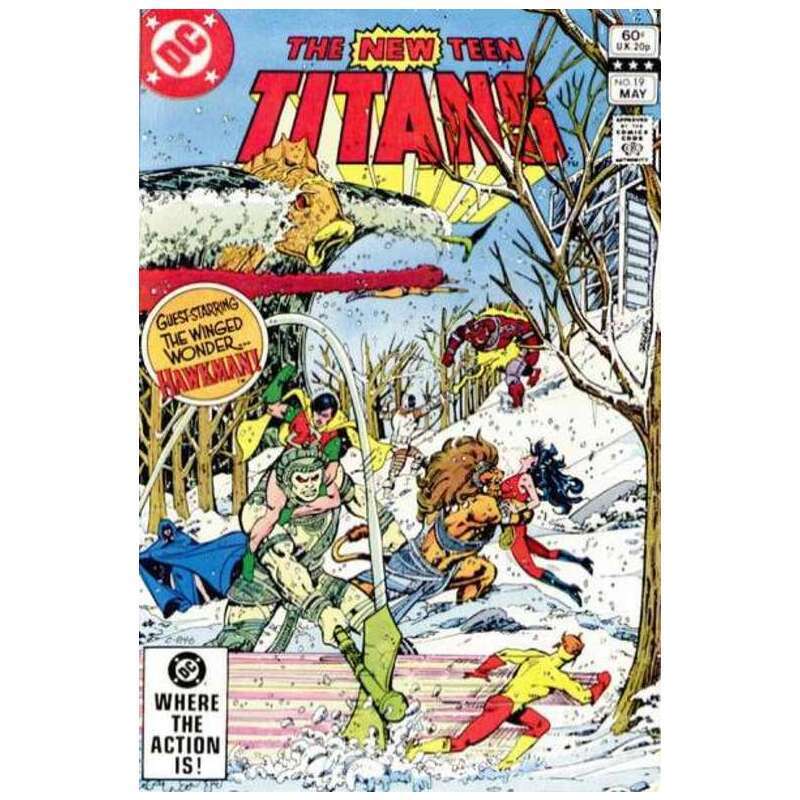 New Teen Titans (1980 series) #19 in Near Mint minus condition. DC comics [g.