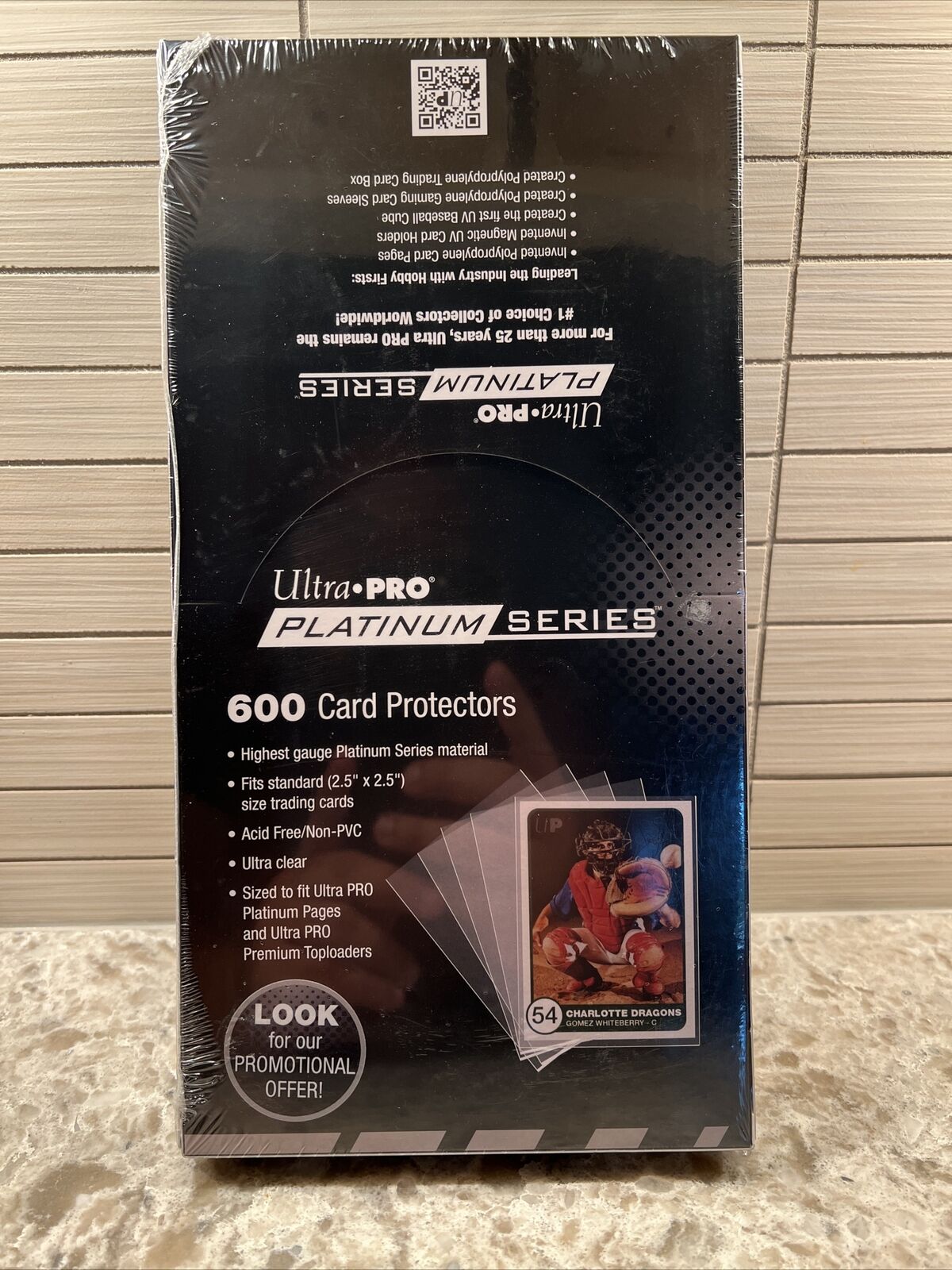 Ultra Pro Soft Sleeves PLATINUM SERIES 1 Pack of 600 for Standard Sized Cards