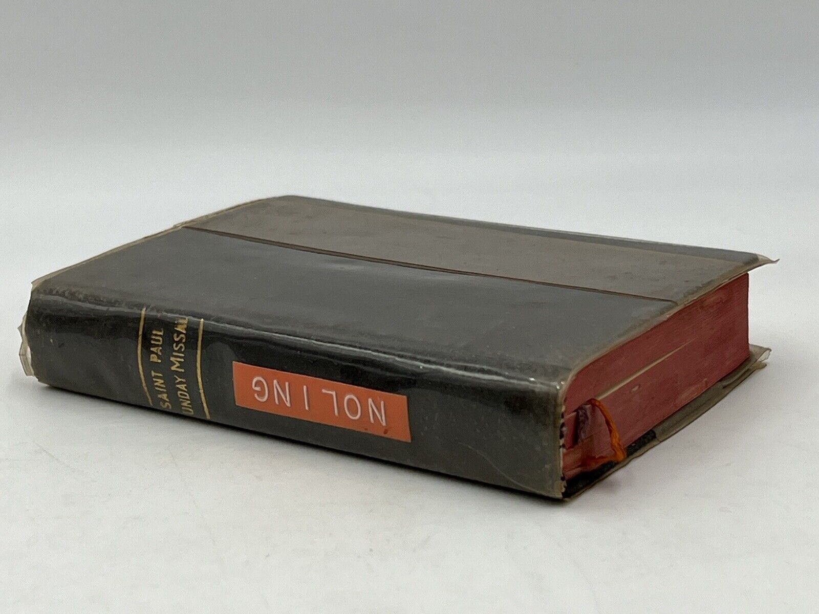 Vintage Black Saint Paul Sunday Missal 1960s Catholic Book