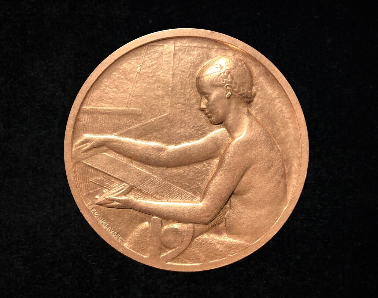 Cinquantenaire 1911-1961 CTA, Rare, Paul Niclausse, Brass Medallion.