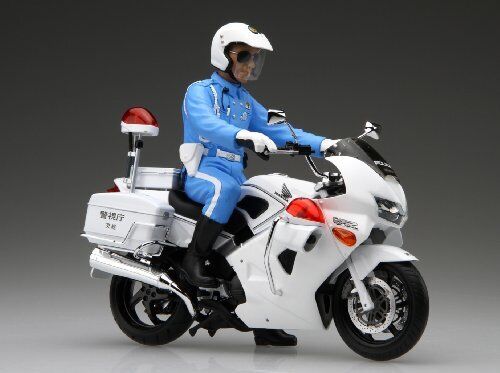 Fujimi 1/12 BikeSeriesSPOT Honda VFR800P Motorcycle Police Model Kit with Figure
