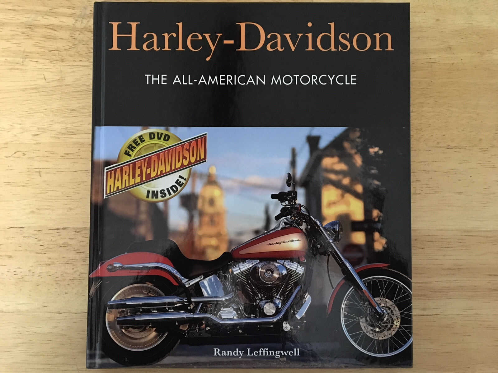 Harley Davidson All American Motorcycle Coffee Table Book Randy Leffingwell DVD