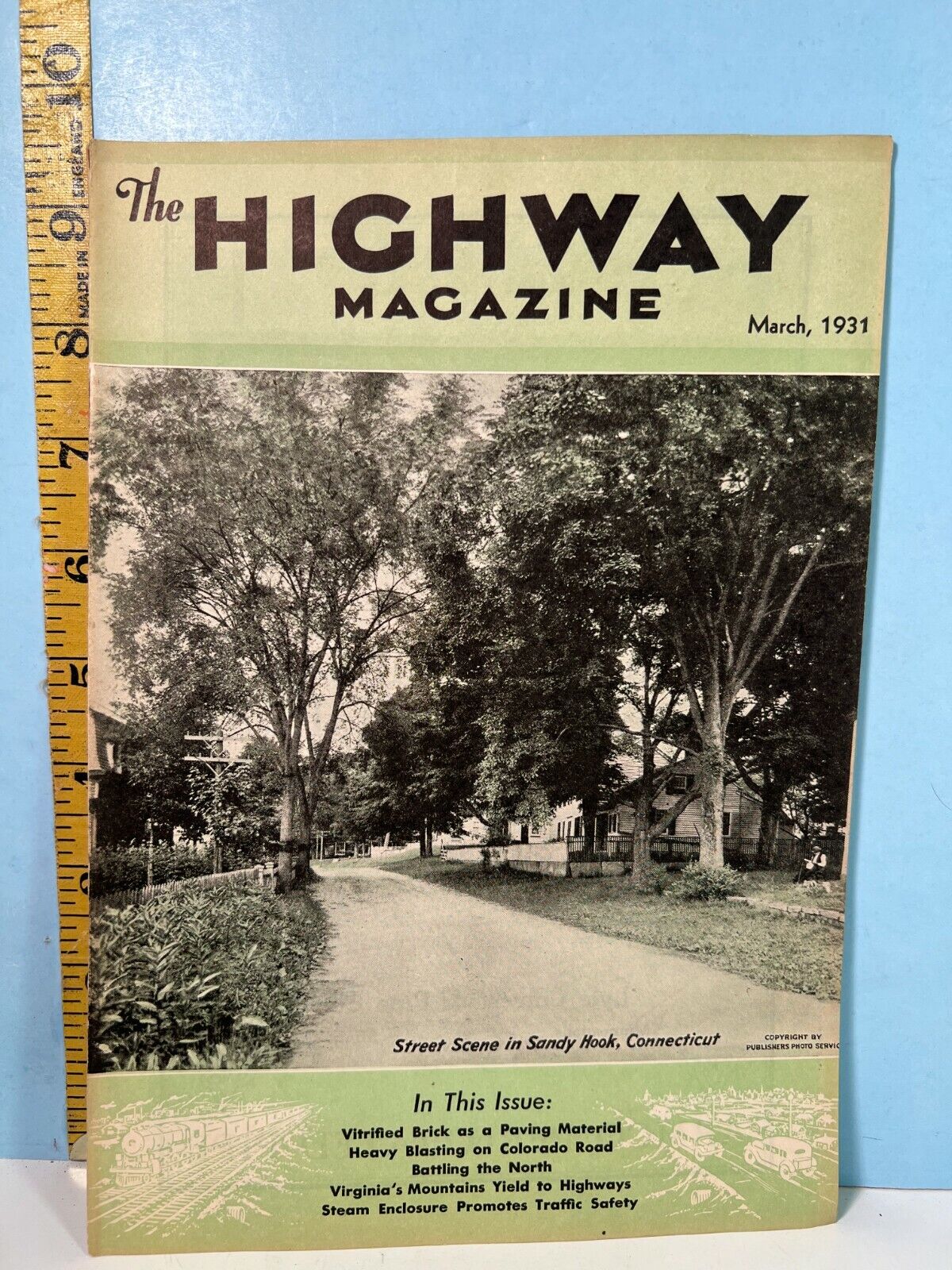 1931 March The Highway Magazine - Highways, Railways & Bridges & Infrastructure