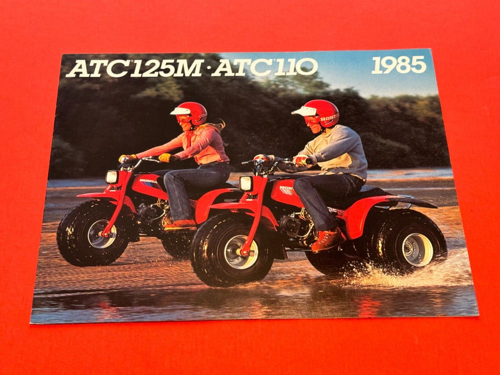 Original 1985 Honda ATC 125M-ATC 110 Dealer Sales Brochure