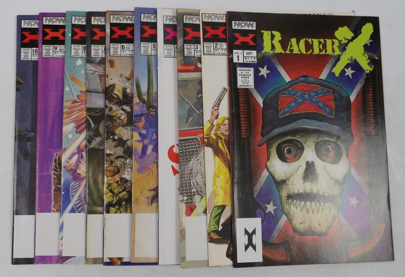 Racer X Vol. 2 #1-10 VF/NM complete series Chuck Dixon Speed Racer NOW Comics