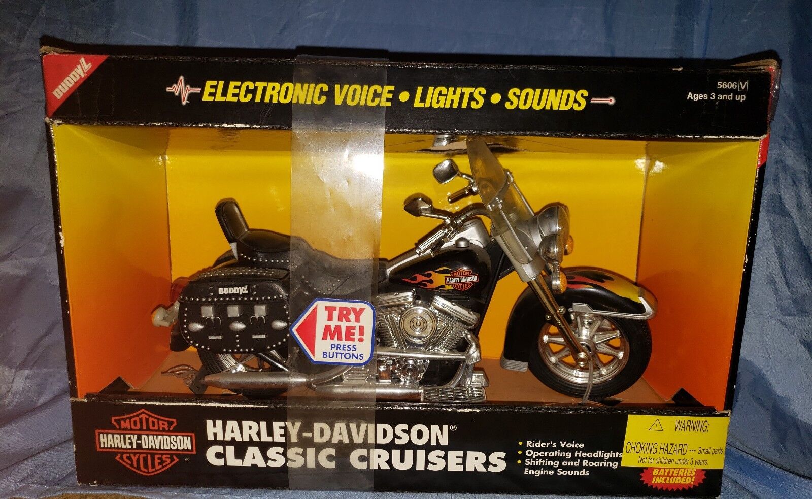 Rare Harley Davidson classic cruisers collectable toy 1996 NIB