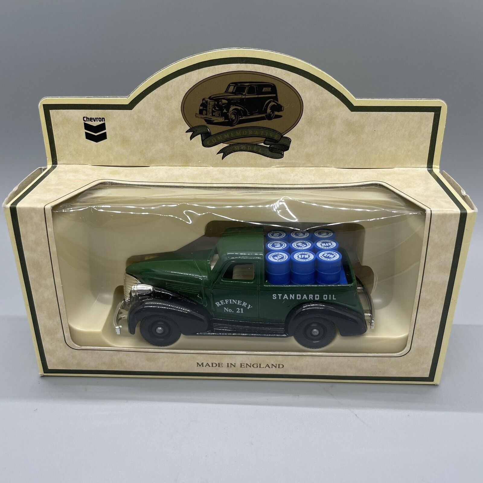 Lledo Chevron Die Cast RPM Motor Oil 1939 Chevrolet Pick-up Commemorative